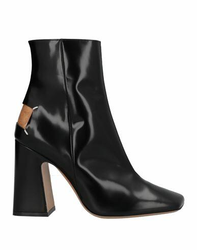 Maison Margiela Woman Ankle boots Black Leather Cover