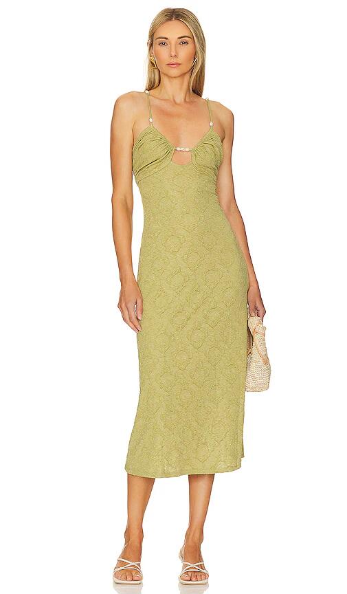 House of Harlow 1960 X Revolve Emily Midi Dress in Green Cover