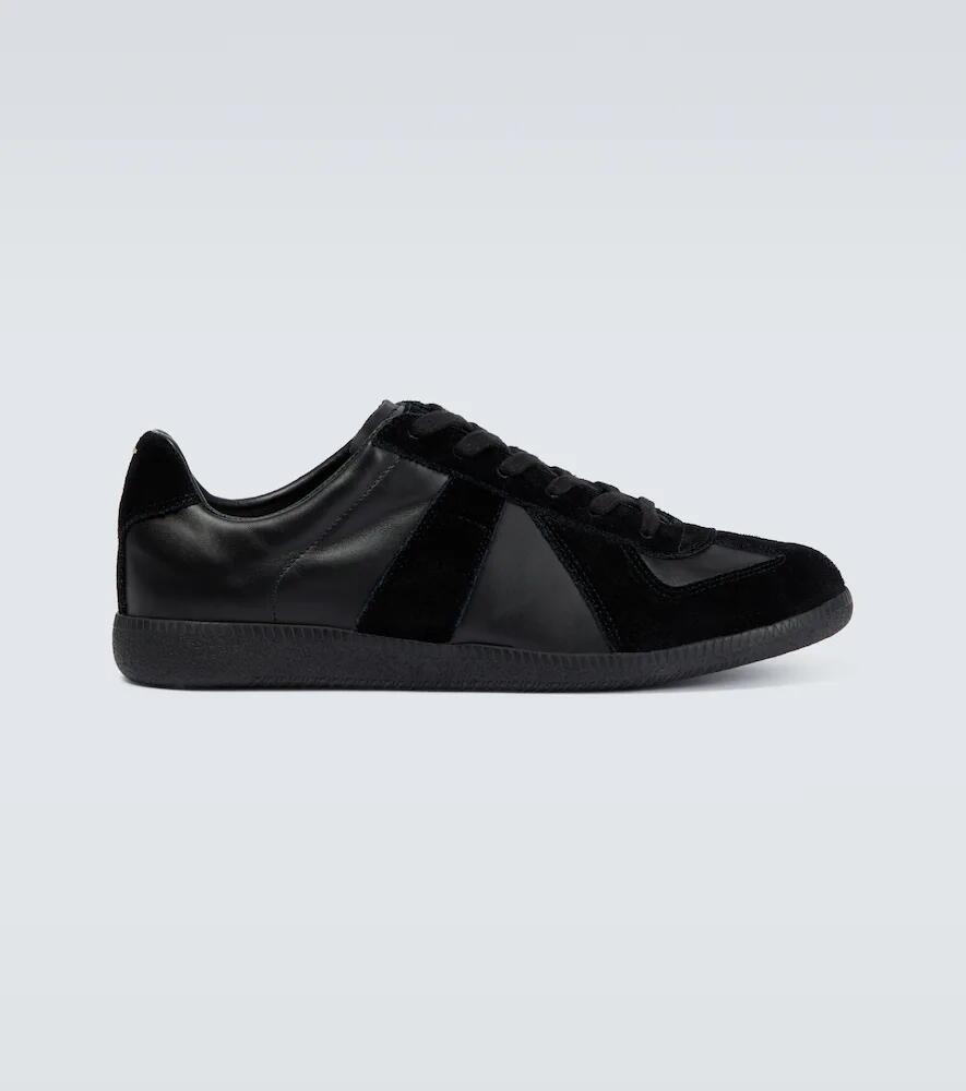 Maison Margiela Replica leather and suede sneakers Cover