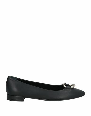 Agl Woman Ballet flats Black Leather Cover