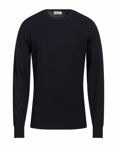 Avignon Man Sweater Midnight blue Viscose, Nylon Cover