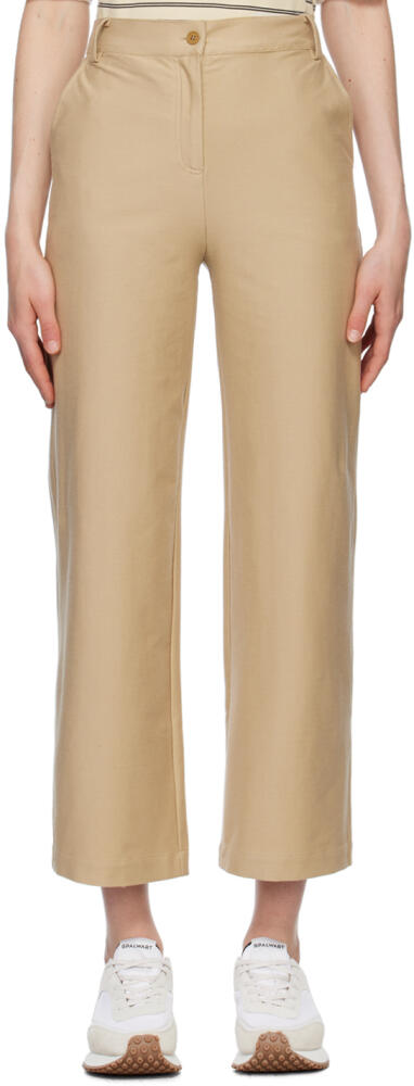 Max Mara Leisure Beige Vasaio Trousers Cover