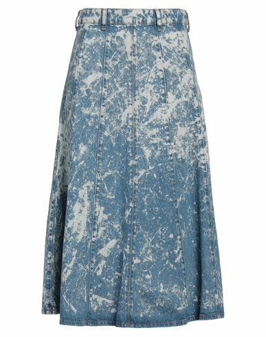 Ganni Woman Denim skirt Blue Organic cotton Cover