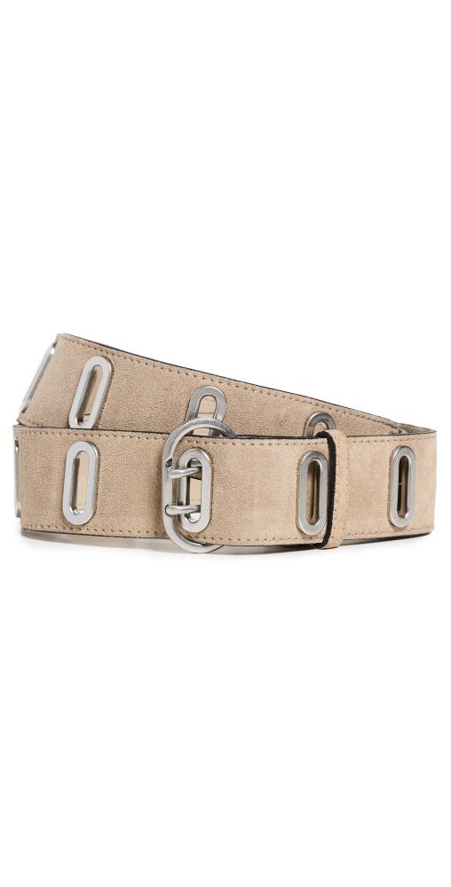 rag & bone River Studded Belt Light Sand Cover