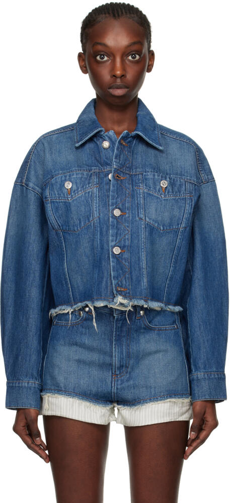 A.P.C. Indigo Natacha Ramsay-Levi Edition Sainters Denim Jacket Cover