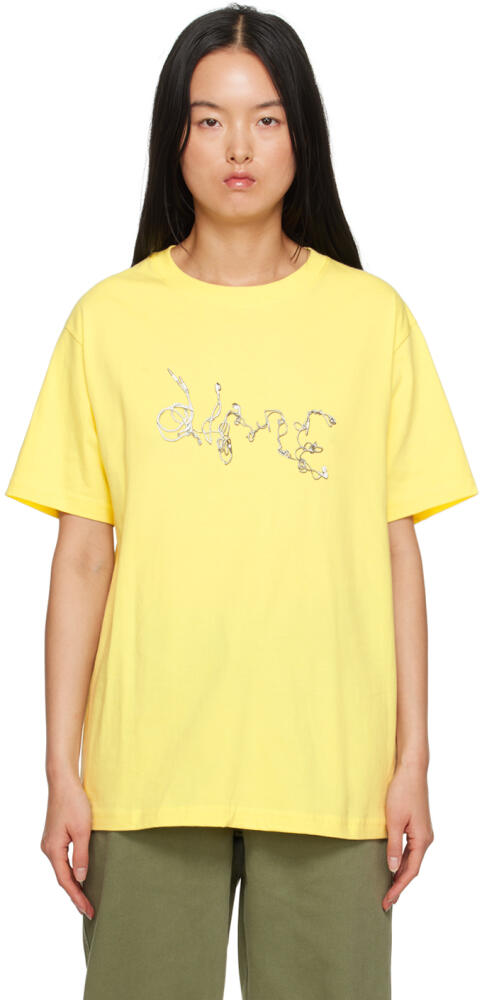 Dime Yellow Tangle T-Shirt Cover