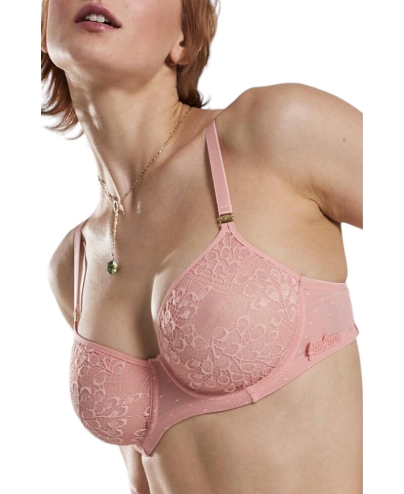 Peachaus Women's Betula Recycled-Tulle Underwired Balconette Bra Cover