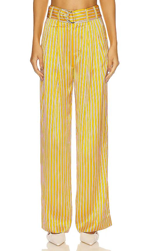 Equipment Armand Trouser in Yellow Cover