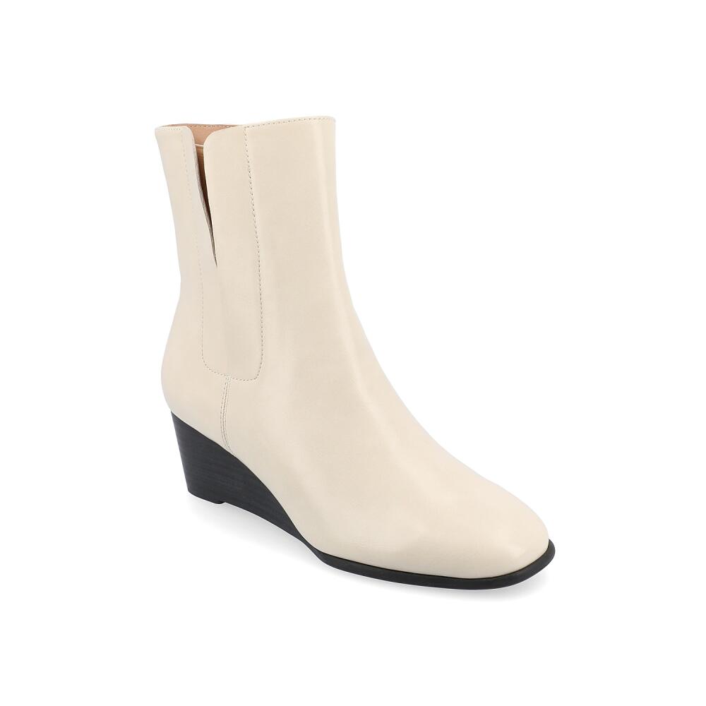 Journee Collection Kylo Wedge Bootie | Women's | Bone Cover