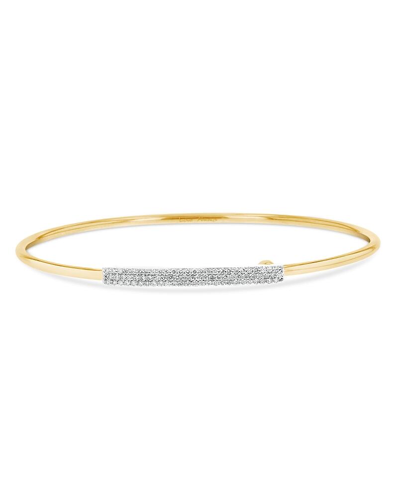 Phillips House 14K Yellow Gold Diamond Bangle Bracelet Cover