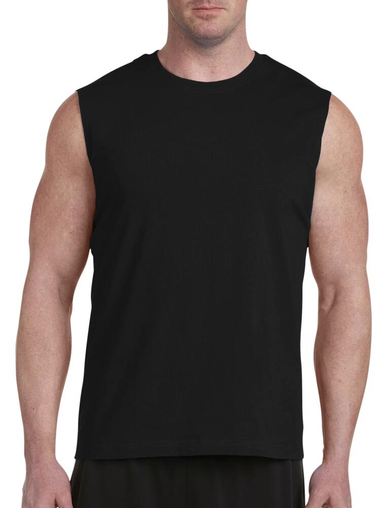 Harbor Bay by DXL Moisture-Wicking Muscle T-Shirt in Black Cover