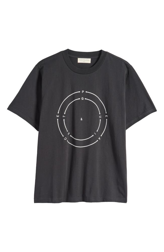 Museum of Peace & Quiet Compass Graphic T-Shirt in Black Cover