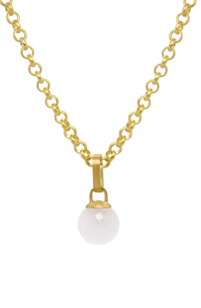 Dean Davidson Manhattan Pendant Necklace in Moonstone/Gold Cover