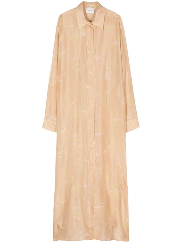 Alysi floral-print silk maxi dress - Neutrals Cover