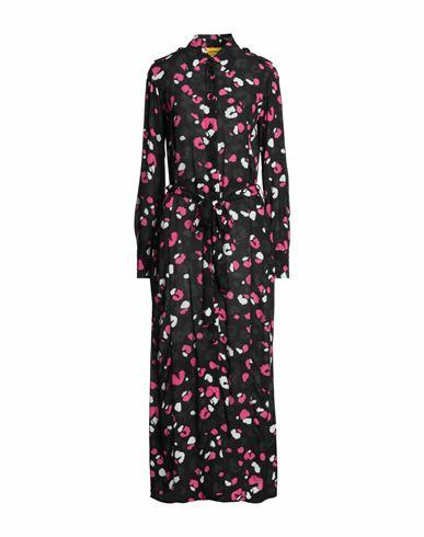 Dundas Woman Maxi dress Black Viscose Cover