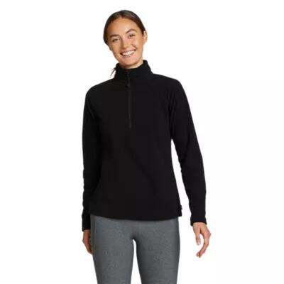 Eddie Bauer Women's Quest Fleece 1/4-Zip - Solid Cover