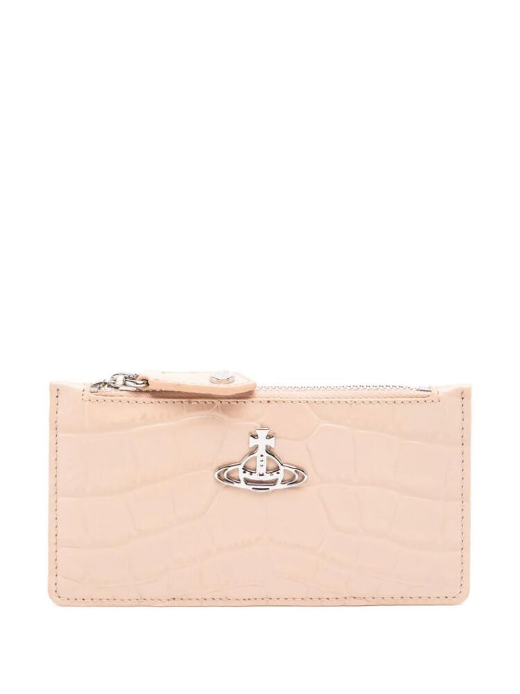 Vivienne Westwood slim long card holder - Neutrals Cover