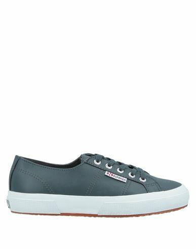 Superga Man Sneakers Deep jade Soft Leather Cover