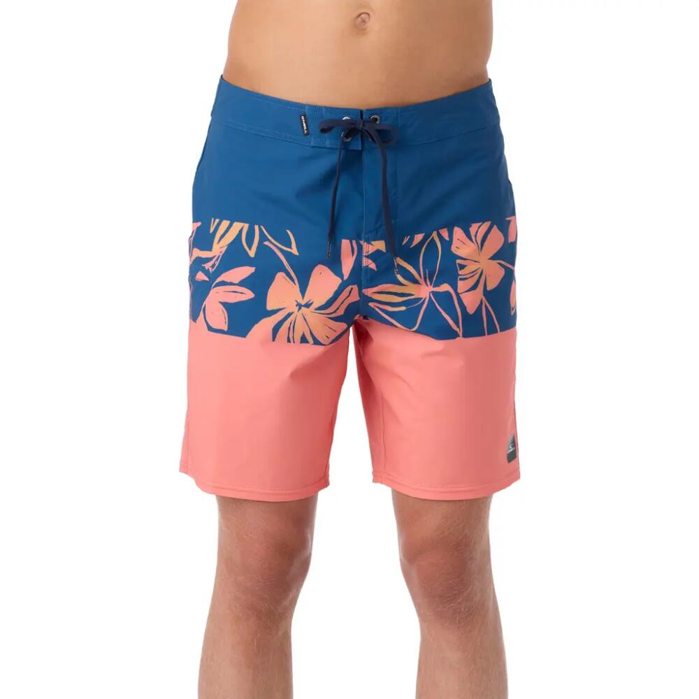 O'Neill Hyperfreak Heat Block Swim Trunks in Crab Apple Cover