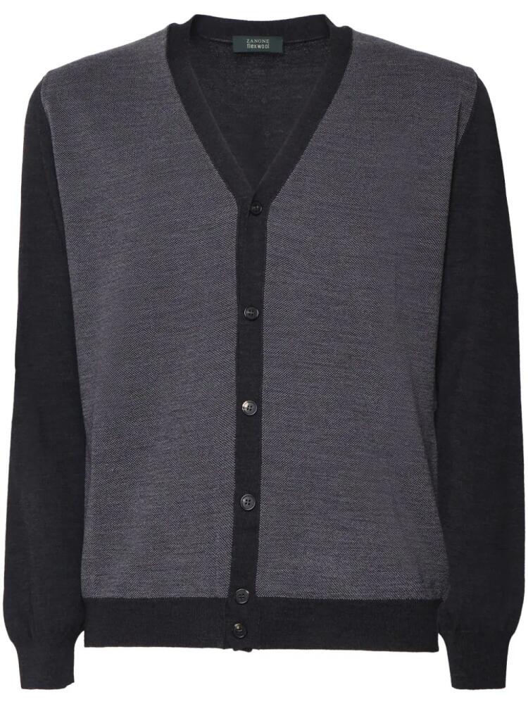 Zanone cotton cardigan - Grey Cover