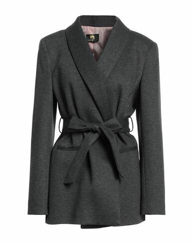 Gai Mattiolo Woman Blazer Steel grey Polyester, Viscose, Elastane Cover