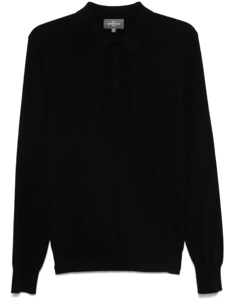 Eric Bompard long-sleeve polo shirt - Black Cover