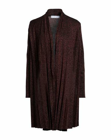 Kaos Woman Cardigan Rust Polyester, Viscose, Polyamide, Elastane Cover