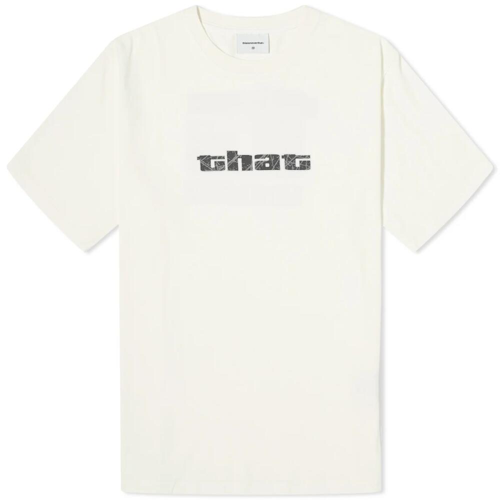 thisisneverthat Men's Big Initial T-Shirt in Ivory Cover