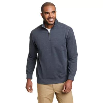 Eddie Bauer Men's Camp Fleece 1/4-Zip Cover