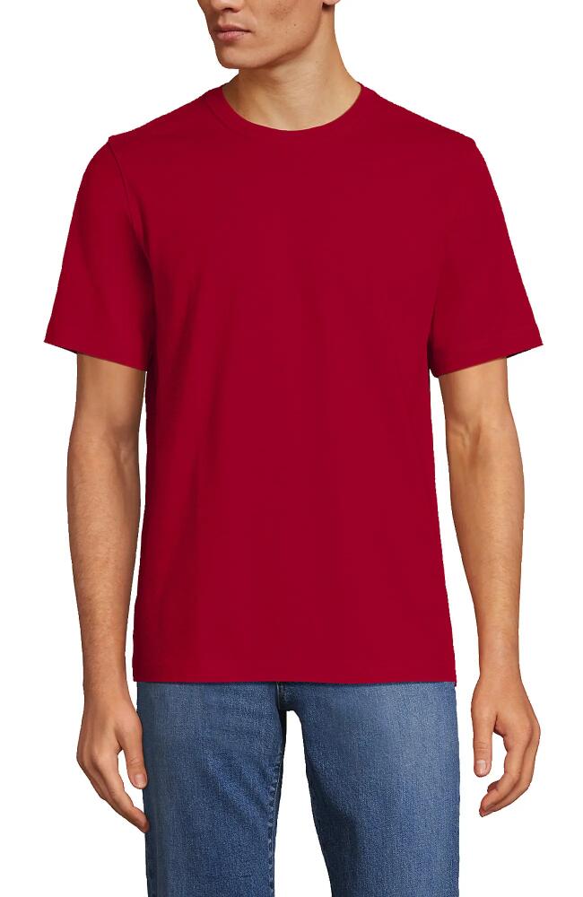 Lands' End Super-T Short Sleeve T-Shirt in Rich Red Cover