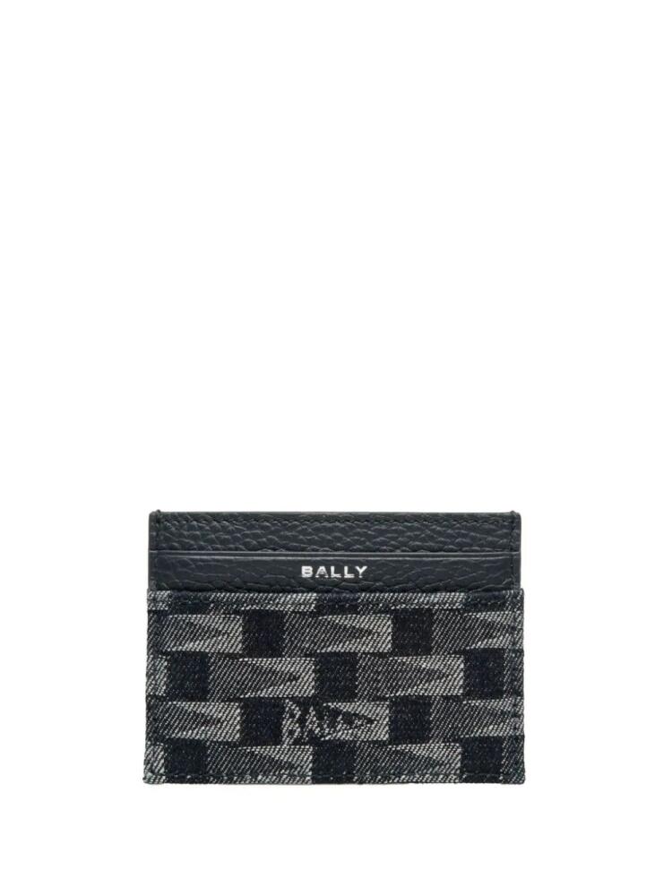 Bally Pennant leather card holder - Blue Cover