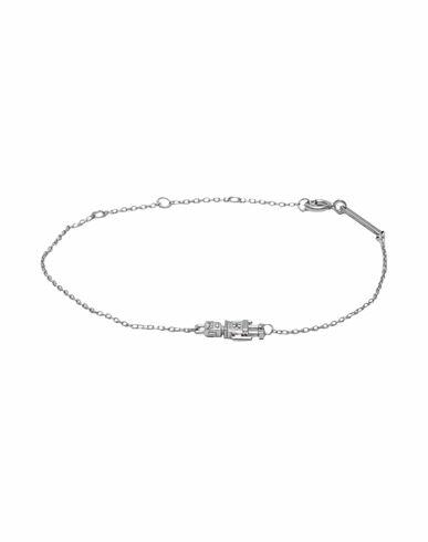 P D Paola Robert Silver Bracelet Woman Bracelet Silver 925/1000 Silver, Cubic zirconia Cover