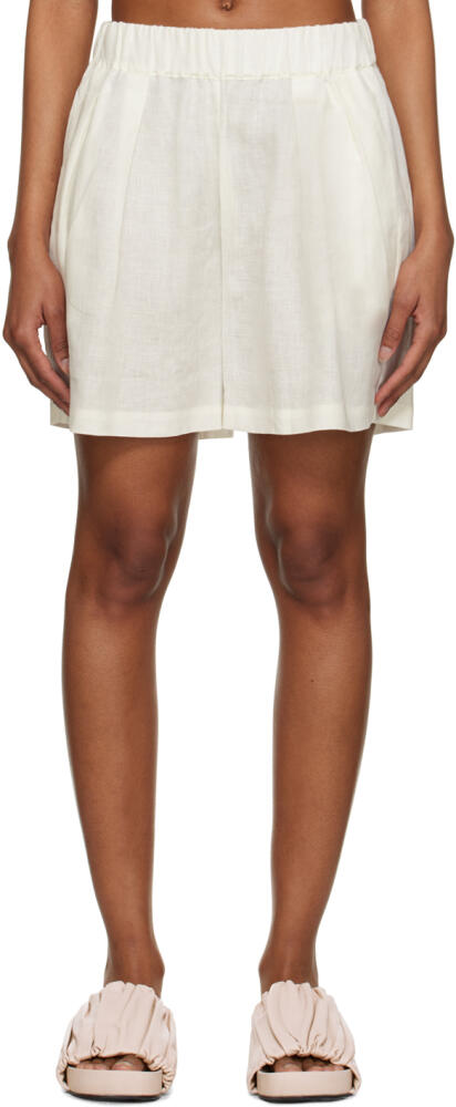 ASCENO Off-White Zurich Shorts Cover