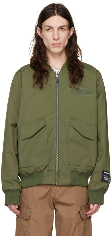 Ksubi SSENSE Exclusive Khaki Royalty Bomber Jacket Cover