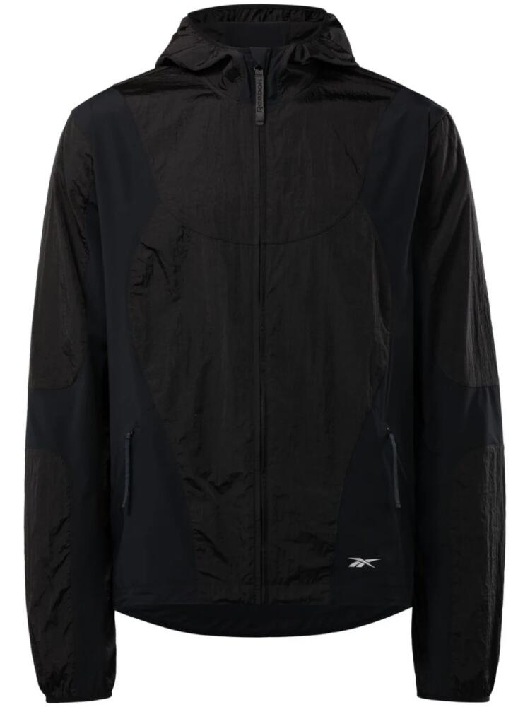 Reebok LTD panellled hooded running jacket - Black Cover