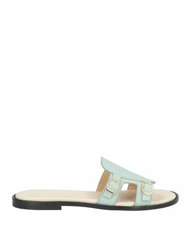 Doucal's Woman Sandals Turquoise Leather Cover