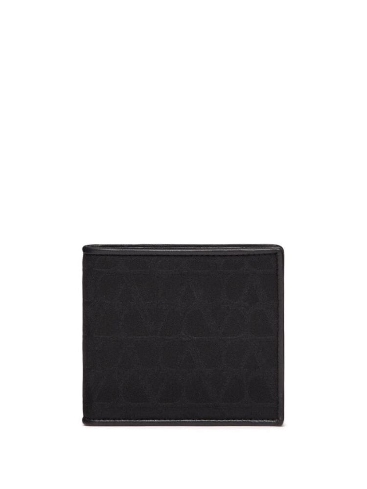 Valentino Garavani Toile Iconographe bi-fold wallet - Black Cover