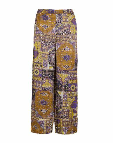 8 By Yoox Printed Viscose High-waist Pants Woman Pants Purple Viscose Cover