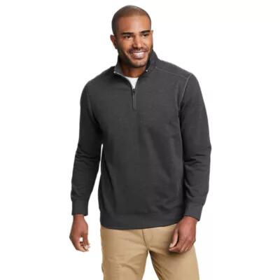 Eddie Bauer Men's Camp Fleece 1/4-Zip Cover