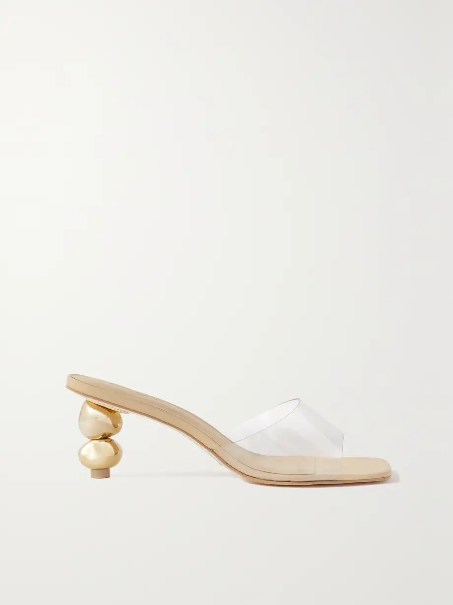 Cult Gaia - Gigi Pvc Mules - Neutrals Cover