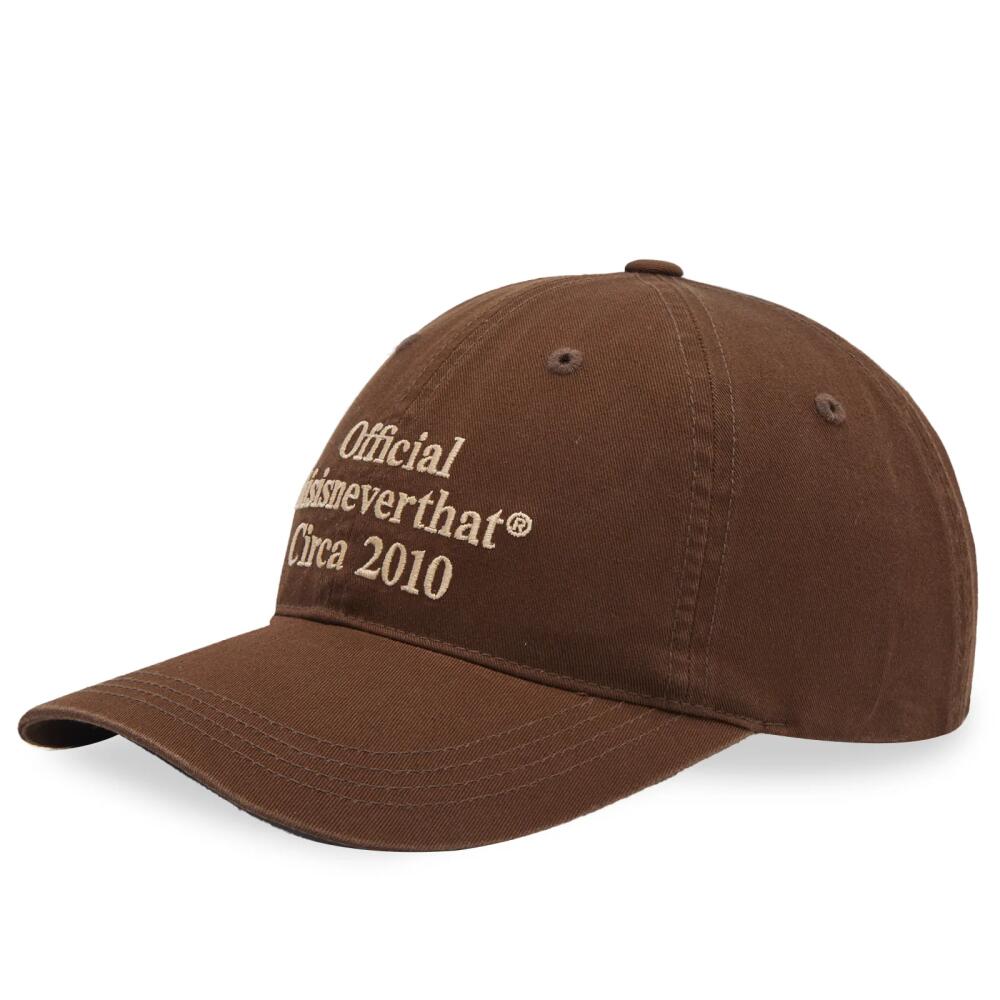 thisisneverthat Men's Times Hat in Brown Cover