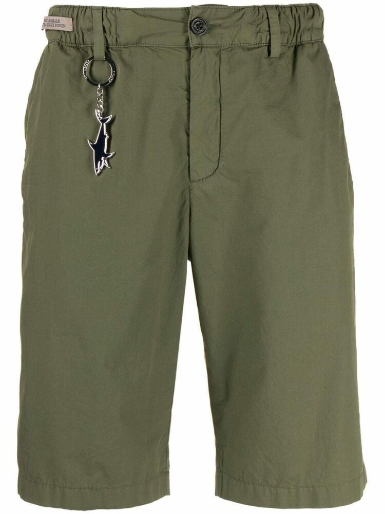 Paul & Shark elasticated-waistband chino shorts - Green Cover