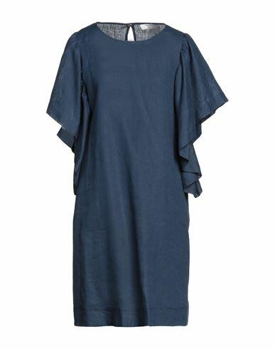 Kaos Woman Mini dress Blue Linen Cover