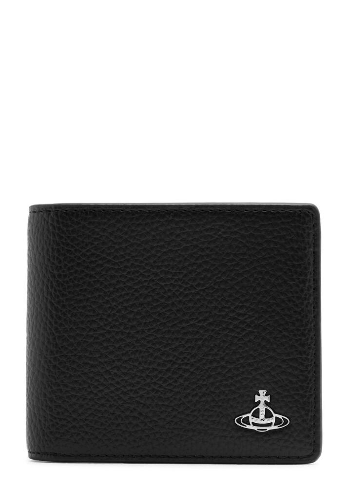 Vivienne Westwood Orb Grained Leather Wallet - Black Cover