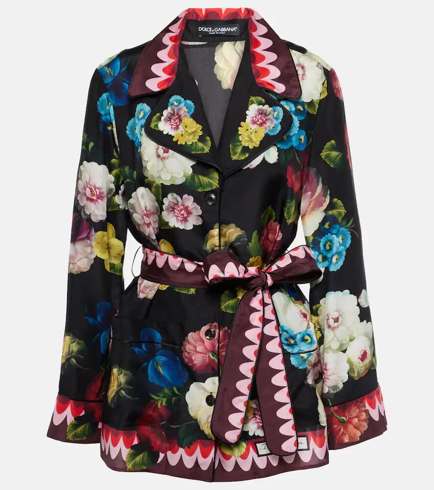 Dolce & Gabbana Floral silk shirt Cover