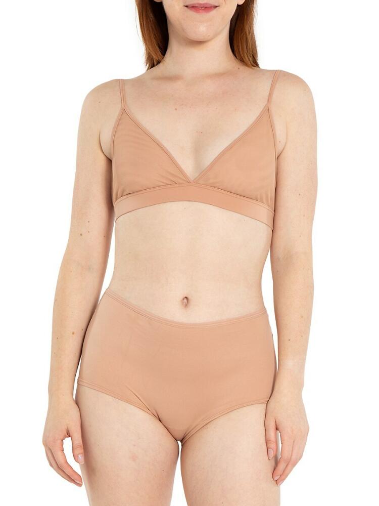 Nude Barre Women's Mesh Bralette - 8AM Pink Cover