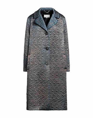 Maison Margiela Woman Overcoat & Trench Coat Deep jade Acetate Cover