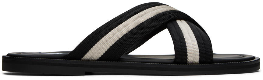 Bally Black & White Gyllu Sandals Cover