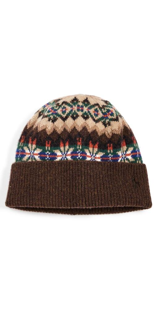 Polo Ralph Lauren Fair Isle Beanie Brown Multi Cover