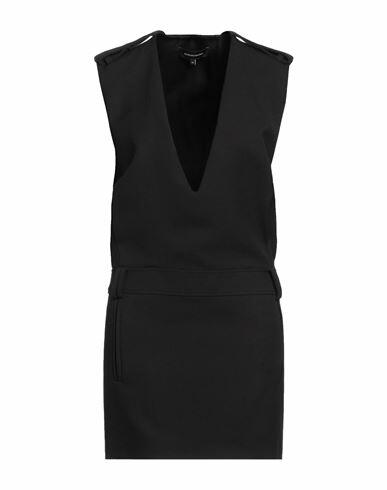 Bcbgmaxazria Woman Mini dress Black Polyester, Viscose, Elastane Cover